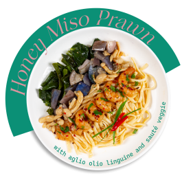 Honey Miso Prawn
