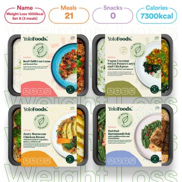 Weight Loss 1000 kcal Set A | 3 Meals