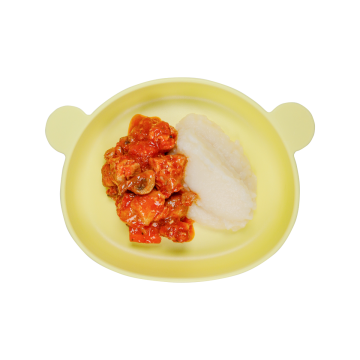 Mediterranean Chicken Stew w/ Mash Potato